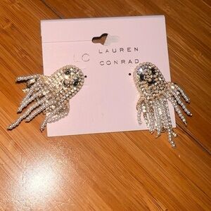 LC Lauren Conrad Gold and Silver ghost new Earrings